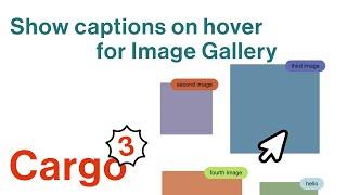 Text above images for Cargo 3 Image Galleries (on hover)