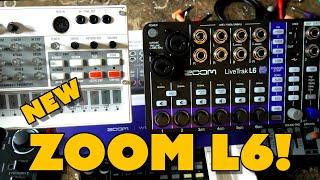 NEW MICRO MIXER! = ZOOM LIVETRAK L6 Part A: UNBOX   [Unedited Footage]