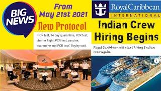 Royal Caribbean's New Protocol for IndianCrew Hiring | Cruise Hiring Process | Cruise Ship Updates