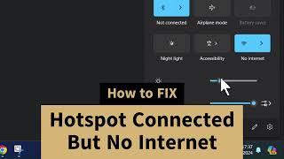 Hotspot Connected But No Internet  Access | Internet Not Working on Mobile Hotspot WiFi