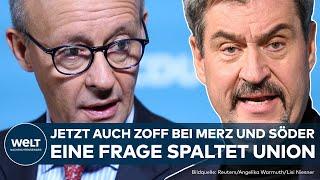 AMPEL-AUS: Jetzt auch Zoff bei der Union! Merz und Söder streiten über Koalition nach Neuwahlen