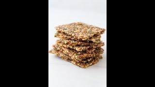 Gluten Free Seed Crackers (Norwegian Crispbread)