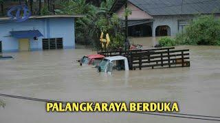 Ngerinya Banjir Kepung Palangkaraya Kalteng, Tinggi Air Capai Bahu Orang Dewasa