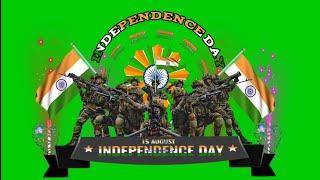 Independence Day / Indian Army /15th August /New/3D/green screen video effect / No-42