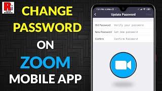 How To Change Password On Zoom App From Mobile