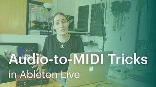 Audio to MIDI Conversion in Ableton Live - Turn Your Vocals into a Bass Line