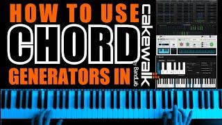 How To Use Chord Generators in Cakewalk | Reason Scales and Chords | InstaChord | Chordz |