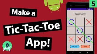 How to make a Tic-Tac-Toe app in Android Studio | Part 5
