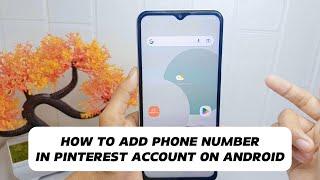 How To Add Phone Number In Pinterest Account