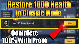 Restore 1000 Health in classic mode