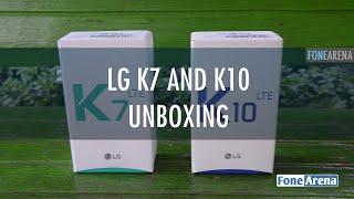 LG K7 LTE and K10 LTE Unboxing