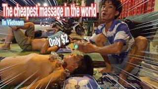 The cheapest massage in the world is on the Vietnam highway 베트남 고속도로 길거리에서 마사지 받는다?