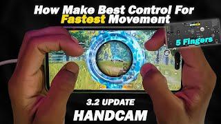 My 5 Fingers Control Give Me Fastest Movement For Clutch | 90 Fps Best Handcam Gameplay In IQOONeo6