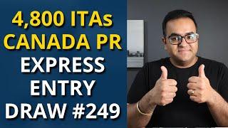 Express Entry Draw Alert! 4,800 Invitations for Canada PR - Immigration News Latest IRCC Updates