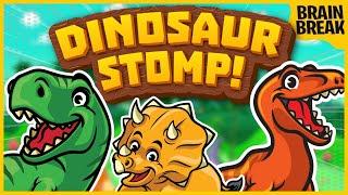 Dinosaur Stomp! | Dino Brain Break | Freeze Dance | Just Dance with Matthew Wood