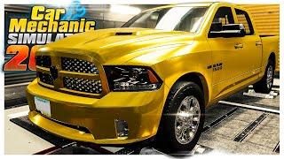 RAM JEEP DLC // Dodge 1500 Yellow Sport // Car Mechanic Simulator 2021