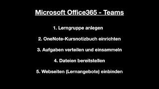 Office365 Teams in der Schule