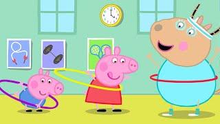 Peppa And George Try Hula Hooping ⭕️ | Peppa Pig Official Full Episodes