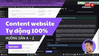 Hướng Dẫn Tool Viết Content SEO Website Tự Động 100% | Tạo 1000 Bài Viết Chuẩn SEO Chỉ Với Vài Click