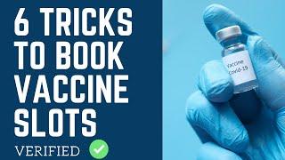 6 Tricks to Book Vaccine Slot| How to get Vaccine Appointment? | Vaccine Slot Booking for 18+ Tricks