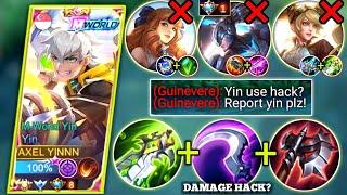 YIN VS GUINEVERE AND PRO ALPHA | YIN BEST BUILD & EMBLEM FOR SIDELANE | MOBILE LEGENDS