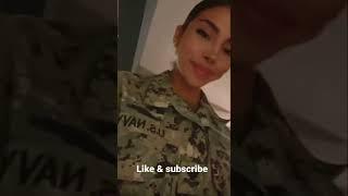 Unexpected military girl