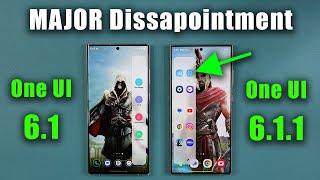 Samsung ONE UI 6.1.1 Update  - Feature Removal Leads to Major Disappointment!