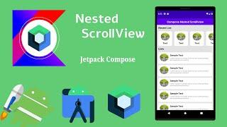 How to implementation in Nested Scrollview in Jetpack Compose | Android | Kotlin | Make it Easy