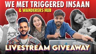 Going to Fukra Insaan House (We Met Triggered Insaan & Wanderers Hub) LiveStream GiveAway 