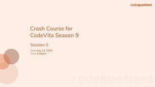 TCS CodeVita | Season 9 | Crash Course - 5 | Best For TCS Codevita Preparation