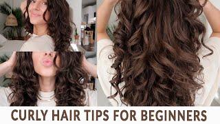 CURLY HAIR FOR BEGINNERS | Tips, Where To Start, & Mini Q&A