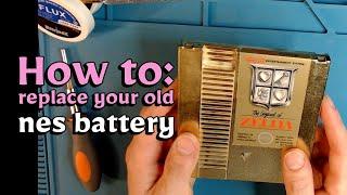 How to replace your NES game battery