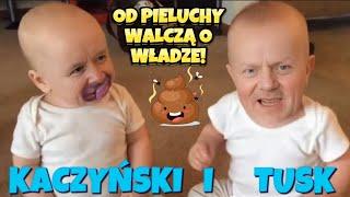 Kaczyński i Tusk walczą o władzę. Parodia AI. #żarty #polska #śmieszne #suchary #memy #polityka