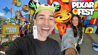 Grand Opening Of Pixar Fest At Disneyland! My Sister Cried Because Of The NEW Fireworks