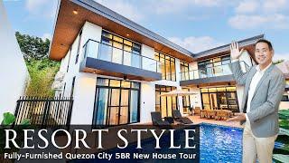 House Tour QC88 •"This is a Rare FULLY-FURNISHED Find!" STELLAR Quezon City 5BR House & Lot for Sale