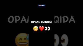 OPAM HAQIDA SHORT INTRODUCE ️ #shorts #tiktok #instagram #youtubeshorts #rek