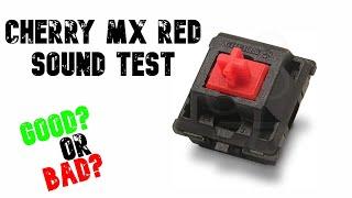 Cherry Red Switches Sound test │ Linear Stock