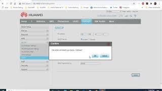 Basic setup your new or after reset factory default for model Huawei B310As-852