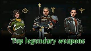 Shadow fight 3:-Top 10 Legendary weapons .