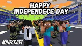 HAPPY INDEPENDENCE DAY in MINECRAFT from DEFUSED DEVIL