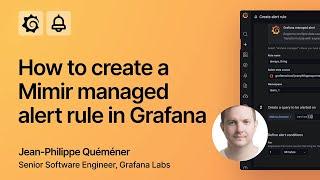 How to create a Mimir managed alert rule in Grafana