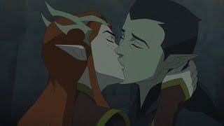 The Legend of Vox Machina - Keyleth & Vax Kiss Scenes