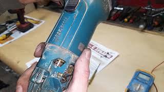 Перестала включаться УШМ. Диагностика болгарки Makita GA 5030. Замена щёток