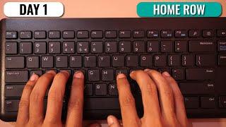 English Typing Course- DAY 1 | Free Typing Lessons | Touch Typing Course | Tech Avi