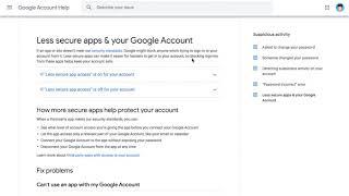 How to ALLOW LESS SECURE APPS on GOOGLE?