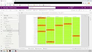 Calendar View in Powerapps Canvas App.