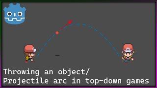 How to simulate an arc projectile/throwing object in Godot 4 (4 min tutorial)