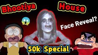 50k Special horror game || Bhootiya House || Horror Shinchan || Horror Doraemon || Face reveal?