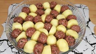  Lezzetine dikkat fırında köfte patates tarifi Aysel'in lezzet dünyası