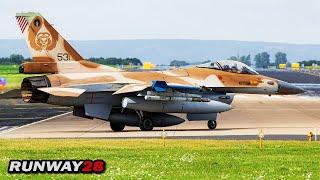 Israel Air Force F-16 Barak - The Most Colorful Plane During Blue Wings